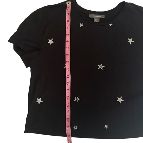 Primark Star Embroidered Crop Tee - Picture 6 of 6